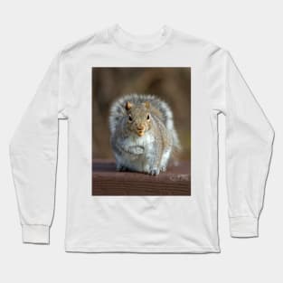 Stored Nuts - Grey Squirrel Long Sleeve T-Shirt